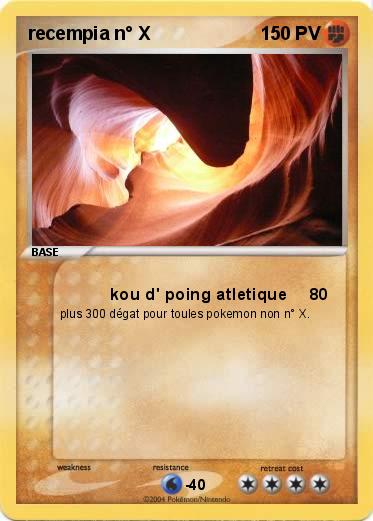 Pokemon recempia n° X