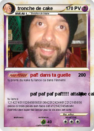Pokemon tronche de cake