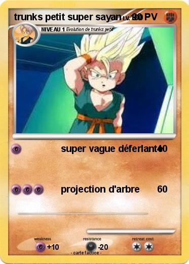Pokemon trunks petit super sayan