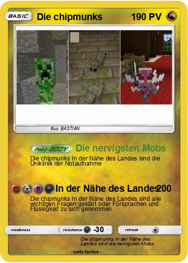 Pokemon Die chipmunks