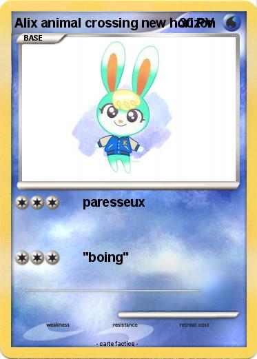 Pokemon Alix animal crossing new horizon