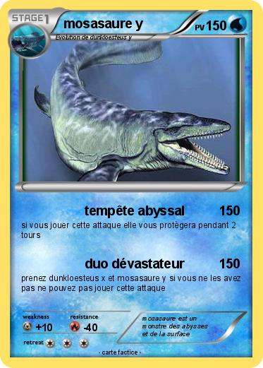 Pokemon mosasaure y