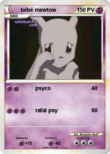 Pokemon bébé mewtow