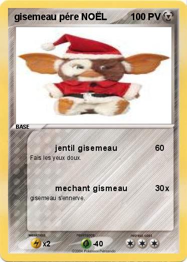 Pokemon gisemeau pére NOËL