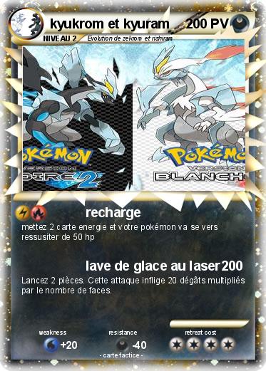 Pokemon kyukrom et kyuram