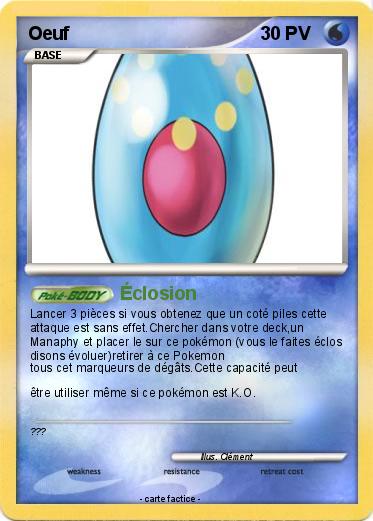 Pokemon Oeuf