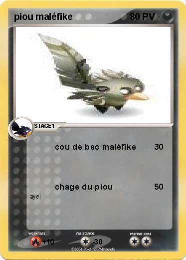 Pokemon piou maléfike