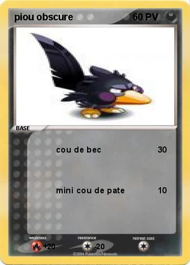 Pokemon piou obscure