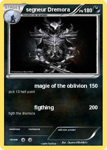 Pokemon segneur Dremora