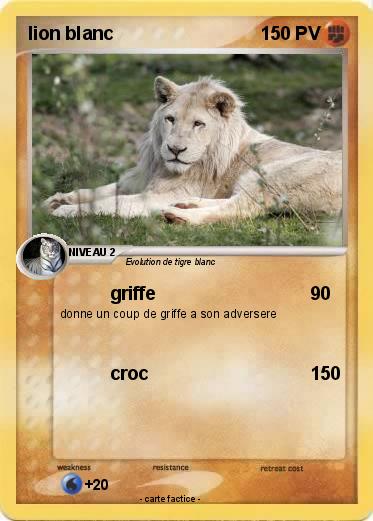 Pokemon lion blanc