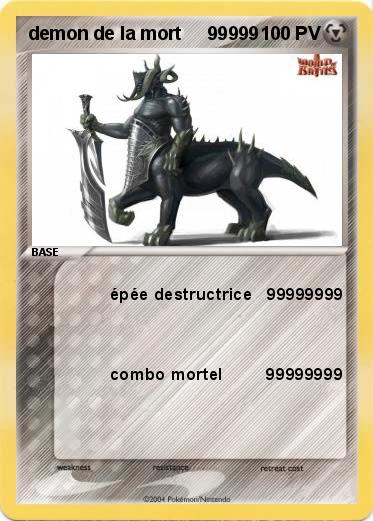 Pokemon demon de la mort     99999