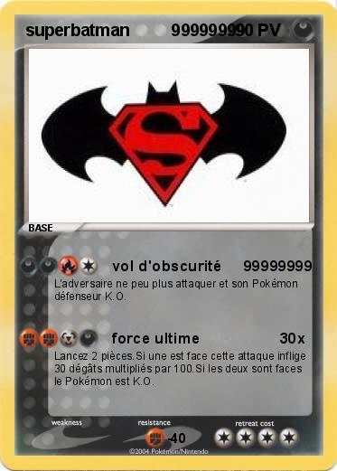 Pokemon superbatman         99999999
