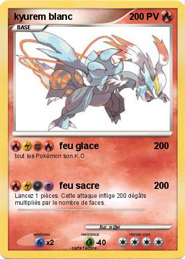 Pokemon kyurem blanc