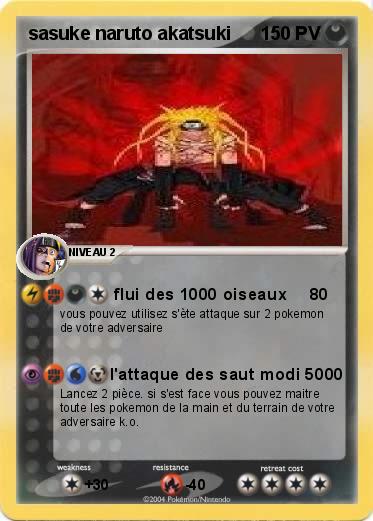 Pokemon sasuke naruto akatsuki