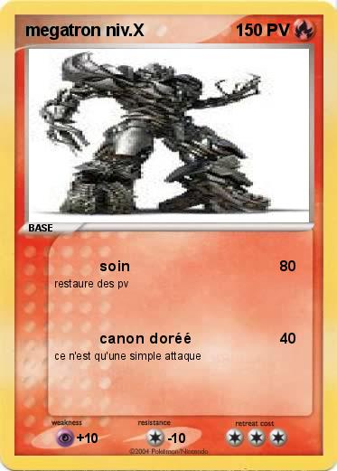 Pokemon megatron niv.X