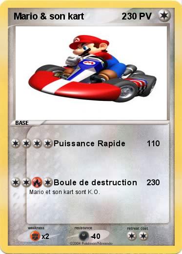 Pokemon Mario & son kart               2