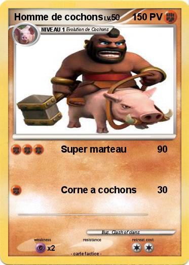 Pokemon Homme de cochons
