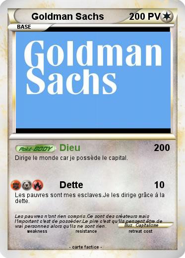 Pokemon Goldman Sachs