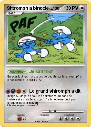 Pokemon Shtromph a binocle