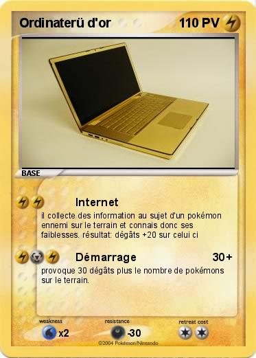 Pokemon Ordinaterü d'or