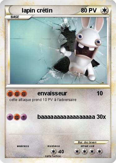 Pokemon lapin crétin