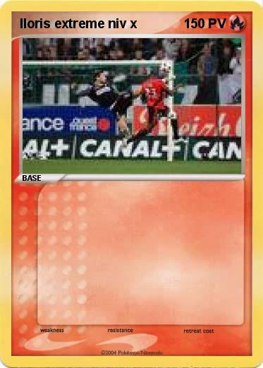 Pokemon lloris extreme niv x