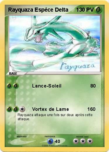 Pokemon Rayquaza Espèce Delta