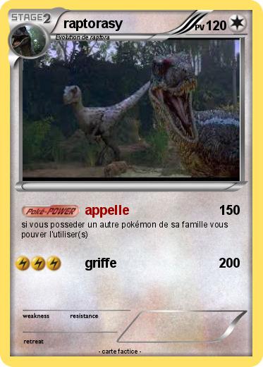 Pokemon raptorasy