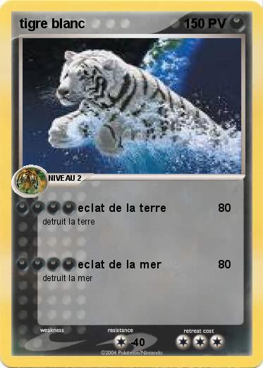 Pokemon tigre blanc