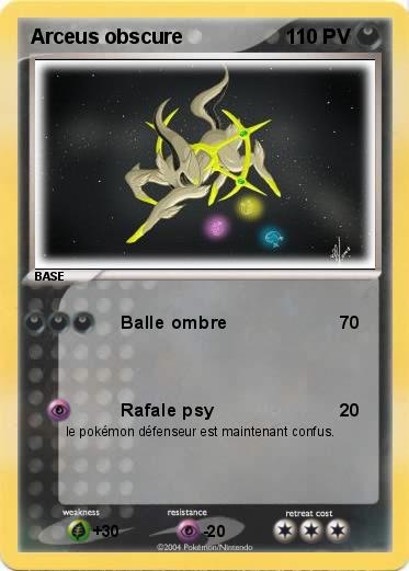 Pokemon Arceus obscure