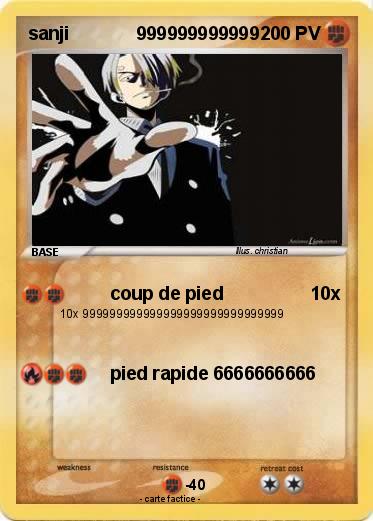 Pokemon sanji             999999999999