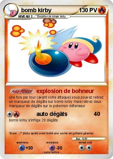 Pokemon bomb kirby