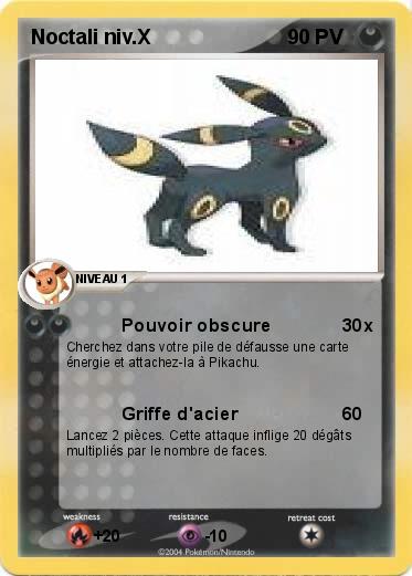 Pokemon Noctali niv.X