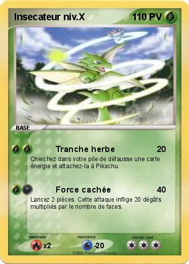 Pokemon Insecateur niv.X
