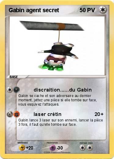 Pokemon Gabin agent secret 