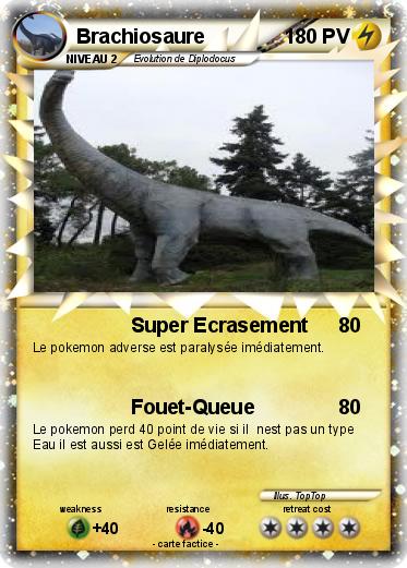 Pokemon Brachiosaure
