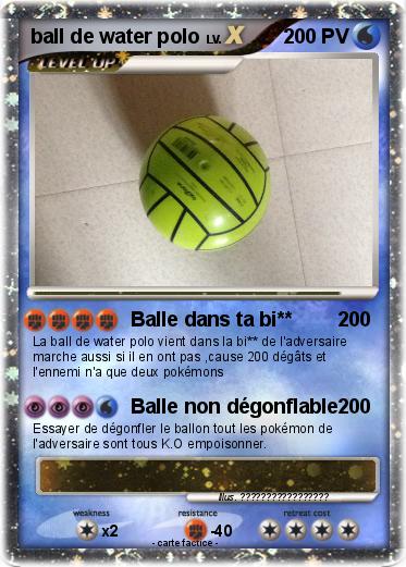 Pokemon ball de water polo