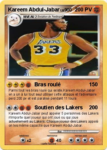 Pokemon Kareem Abdul-Jabar