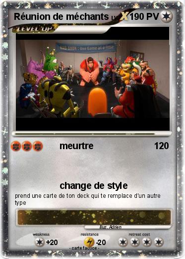 Pokemon Réunion de méchants