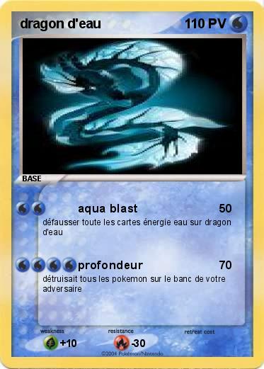 Pokemon dragon d'eau