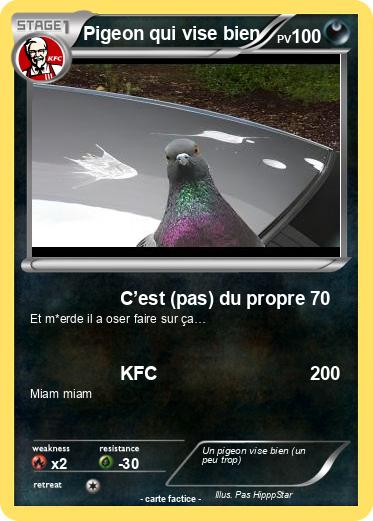 Pokemon Pigeon qui vise bien
