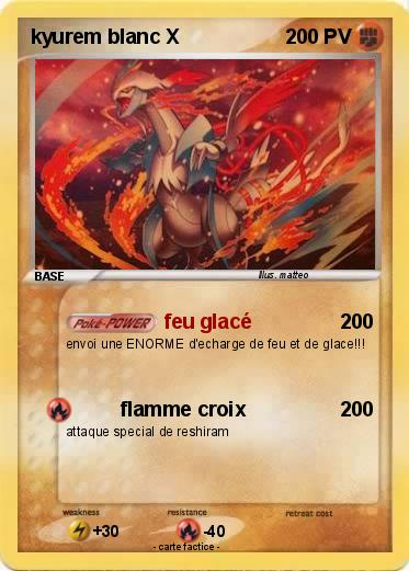 Pokemon kyurem blanc X