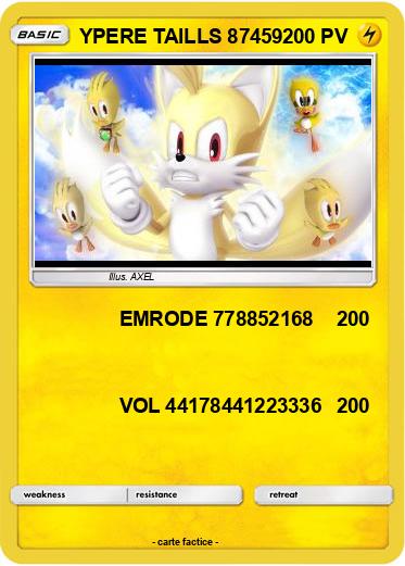 Pokemon YPERE TAILLS 87459