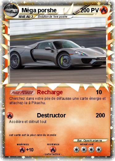 Pokemon Méga porshe