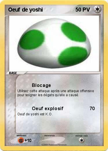 Pokemon Oeuf de yoshi