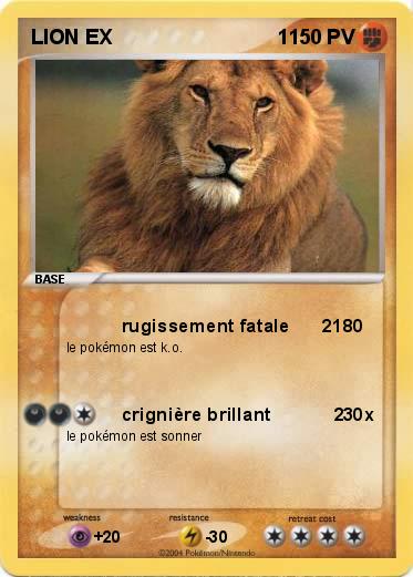 Pokemon LION EX                             1