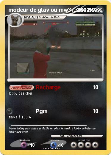 Pokemon modeur de gtav ou mw3