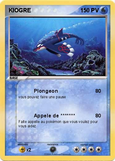 Pokemon KIOGRE