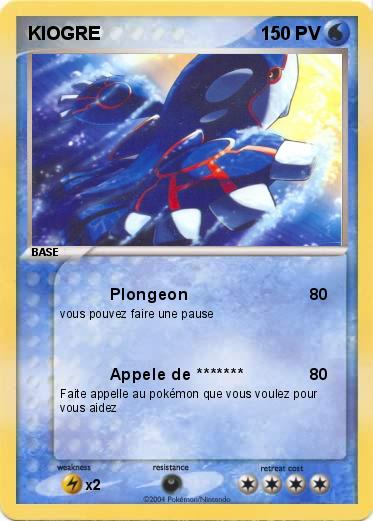 Pokemon KIOGRE