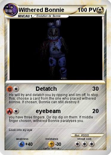 Pokemon Withered Bonnie